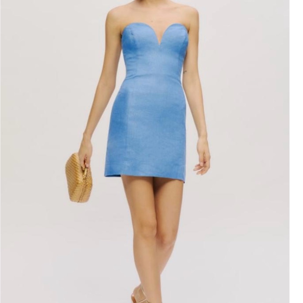 Reformation Lanie Linen dress, size 6, never worn, still has a tag